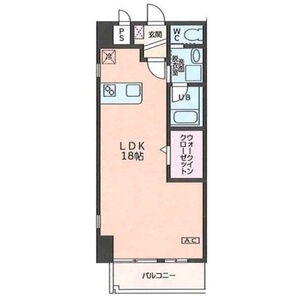 C 1Rの間取り図