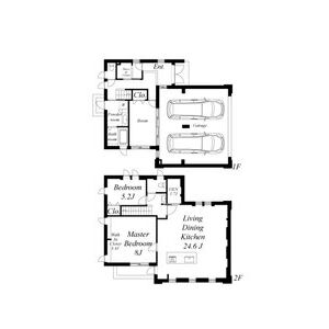 EAST RESIDENCE 3LDKの間取り図