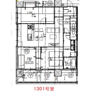 3LDKの間取り図