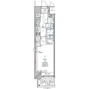 A 1Kの間取り図