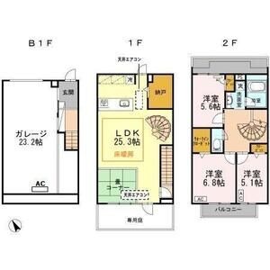 F の間取り図