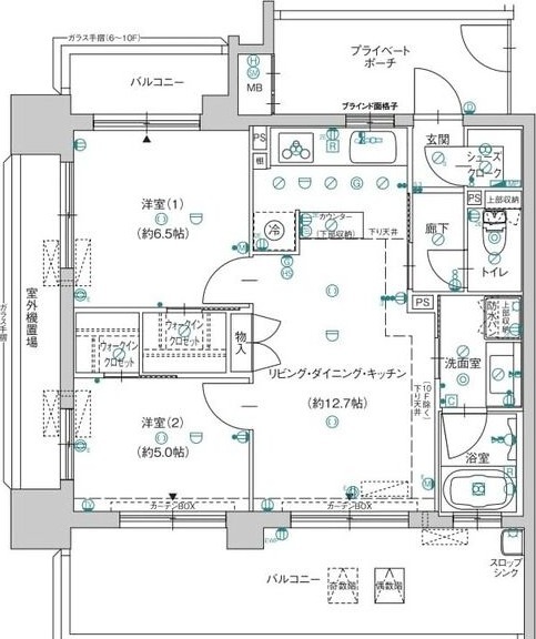 201の間取り図