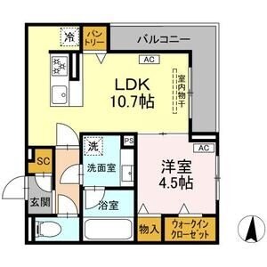 203の間取り図