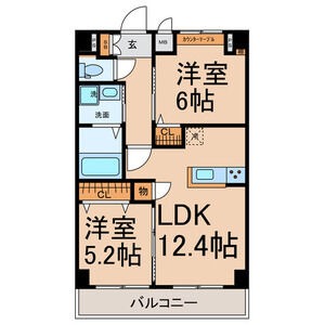 802の間取り図