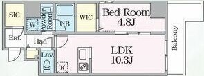 908の間取り図