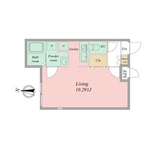 C 1Rの間取り図