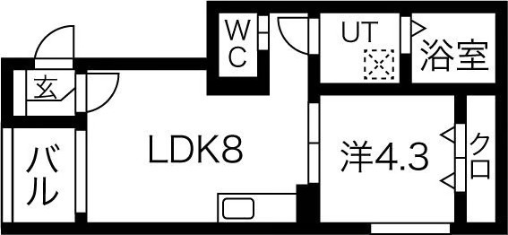 302 の間取り図