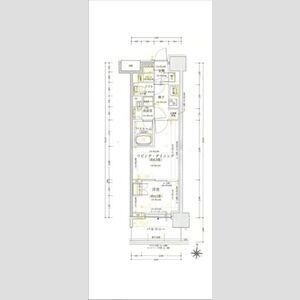 1LDKの間取り図