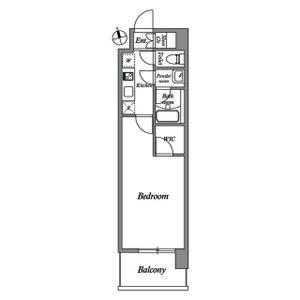 B 1Kの間取り図