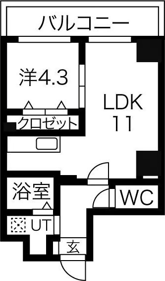 503の間取り図