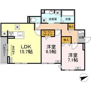 105の間取り図