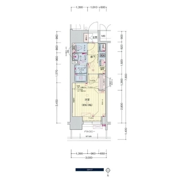 909の間取り図