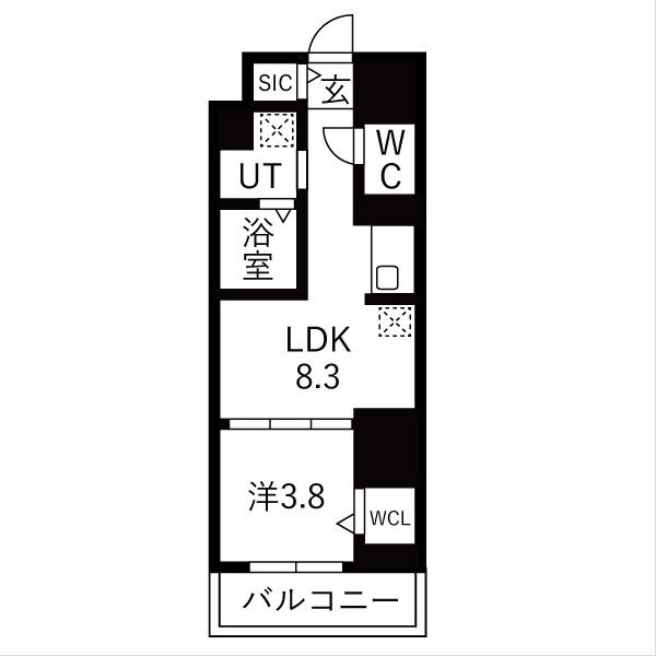 1205 の間取り図