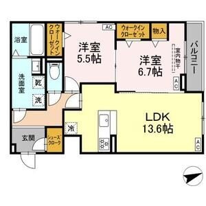202の間取り図