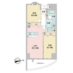 1202の間取り図