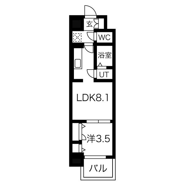 706 の間取り図