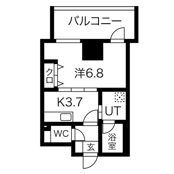 810の間取り図
