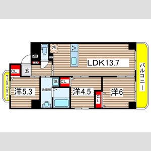 503 の間取り図