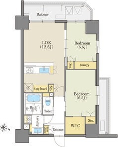 1201の間取り図