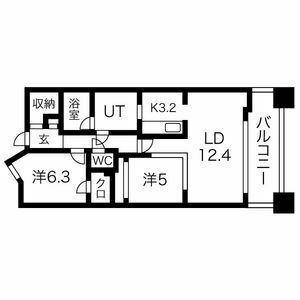 502の間取り図