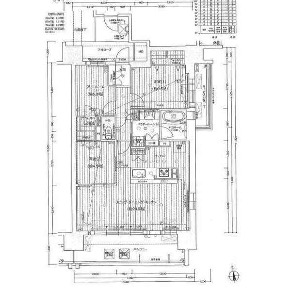 1004の間取り図