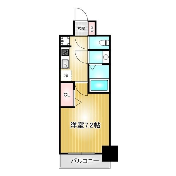 K 1Kの間取り図