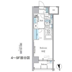 408の間取り図