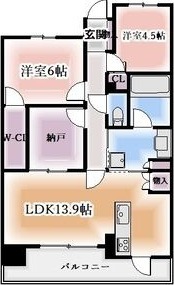 1403の間取り図