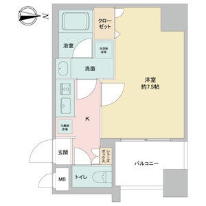 704の間取り図