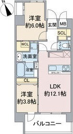 202の間取り図