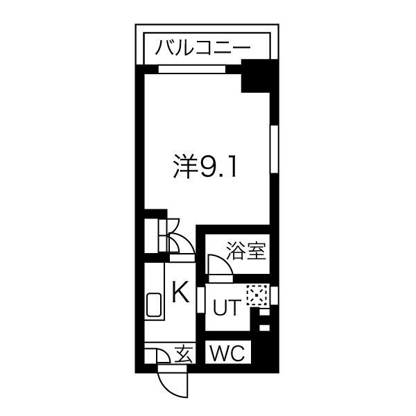 302の間取り図