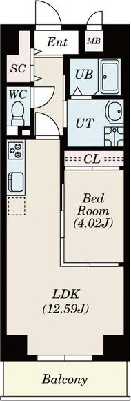 302 の間取り図