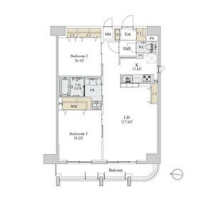 1205の間取り図