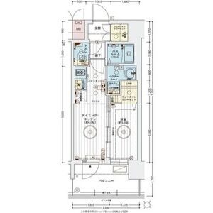 B 1DKの間取り図