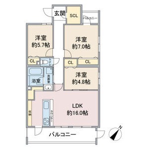 305 の間取り図