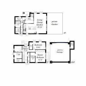 THIRD RESIDENCE 3LDKの間取り図