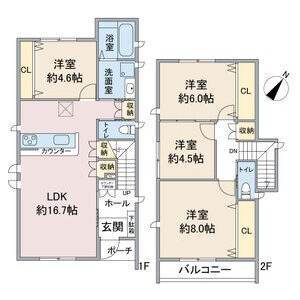 Aの間取り図