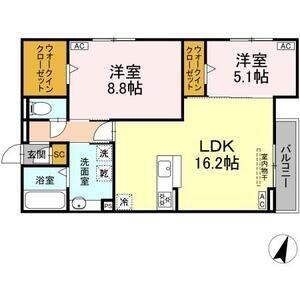 201の間取り図