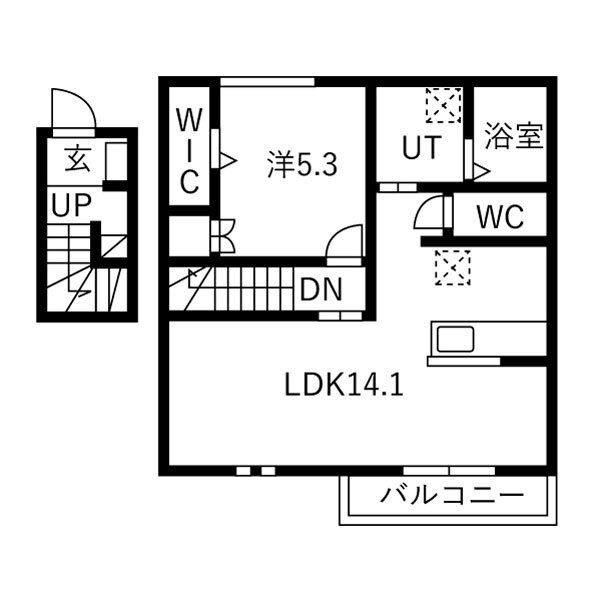 201の間取り図
