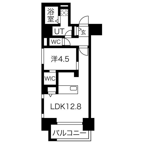 601 の間取り図