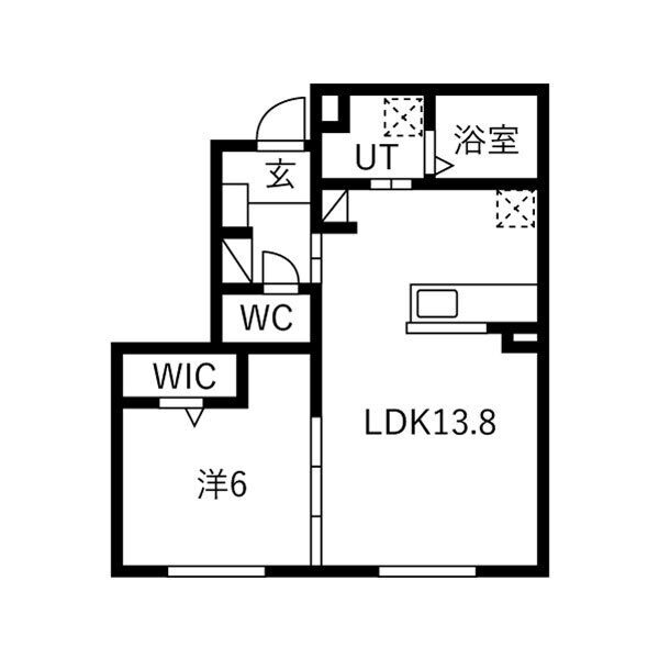 101の間取り図