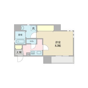 Ⅰ 1Kの間取り図