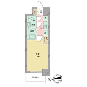 Ⅰ 1Kの間取り図