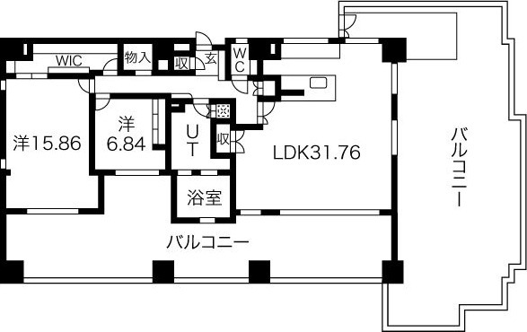 1301の間取り図