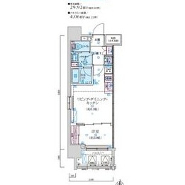 402 の間取り図