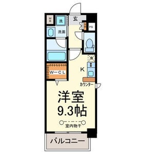 1Rの間取り図
