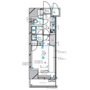 C 1Kの間取り図