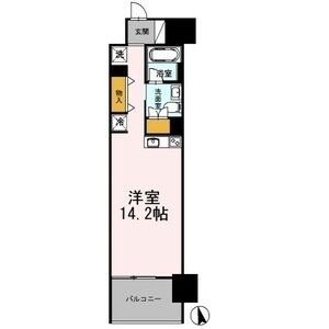 C2 1Rの間取り図