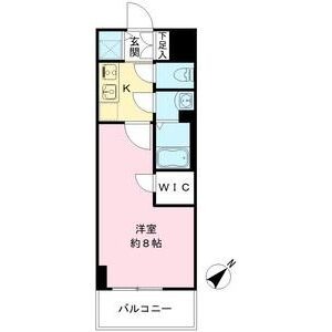 XIX 1Kの間取り図