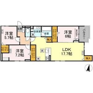 105の間取り図